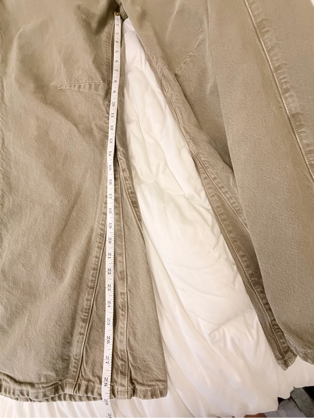 Free People We The Free Eden High Slouchy Wide Leg Jeans Taupe Brown Size 29 - Picture 9 of 13